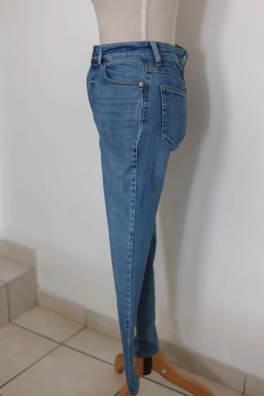 High-waisted skinny jeans H&M - Light denim blue - Size 36 - Very good condition – photo 3